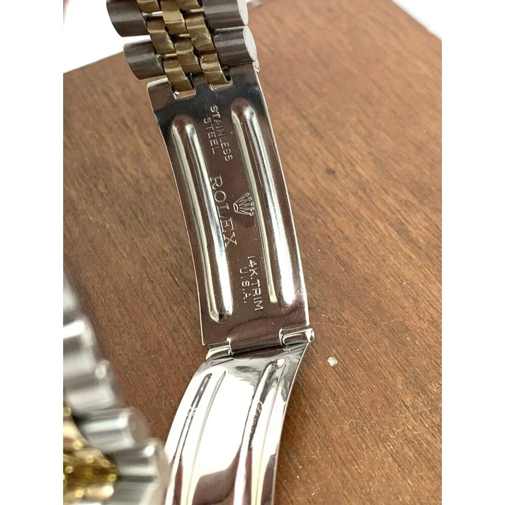 Rolex Men's Watch 1675 GMT Master Automatic Vintage 1979 Black Dial Two Tone